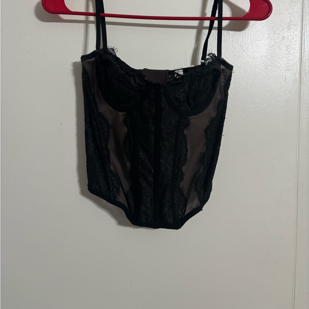 Out from under corset
